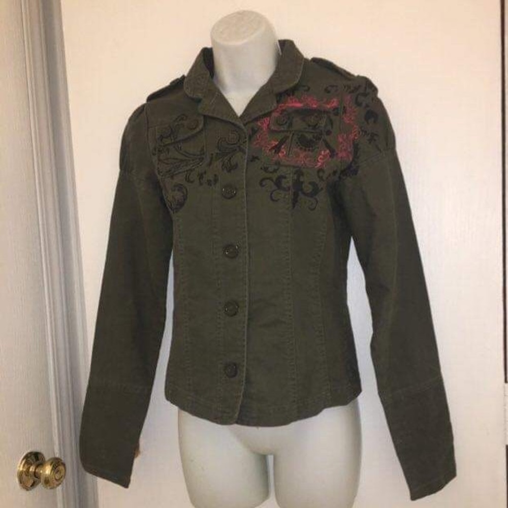 Morbid Threads Vintage Utility Jacket Size Small - Picture 3 of 11